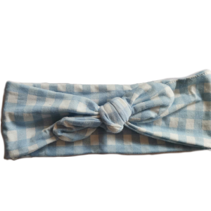 bandeau vichy bleu