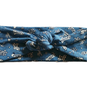 bandeau tatoo bleu