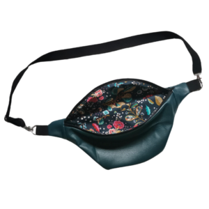 Sac banane simili bleu